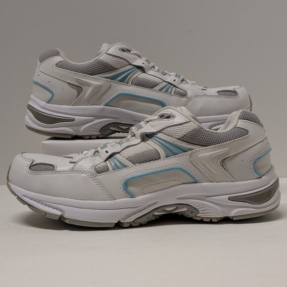 Vionic 23Walk Classic Sneaker in White & Blue   - Picture 7 of 16